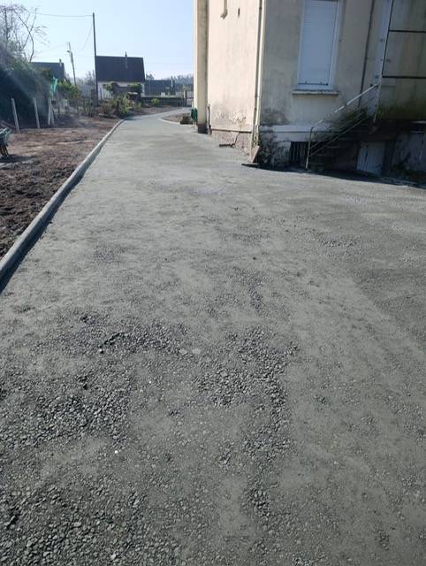 Rénovation d'un chemin d'accès et création d'un parking secteur Fécamp 76